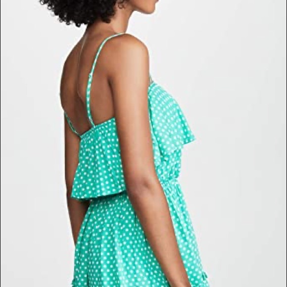 BB Dakota Women's sleeveless Dot Off The Press Printed Rayon Twill Dress size S - Picture 6 of 7